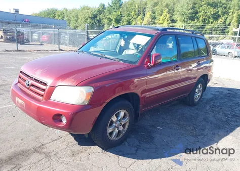 2006 Toyota Highlander V6 from USA, damaged, VIN JTEEP21AX60180757